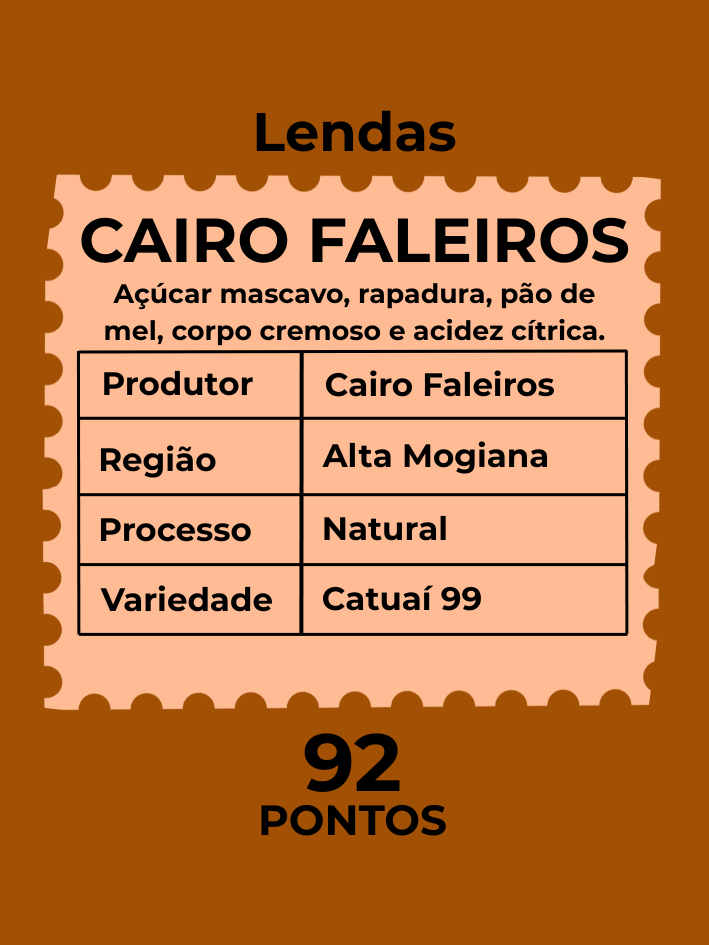 CAIRO - PRODUTOR PREMIADO 250g - 92 PONTOS