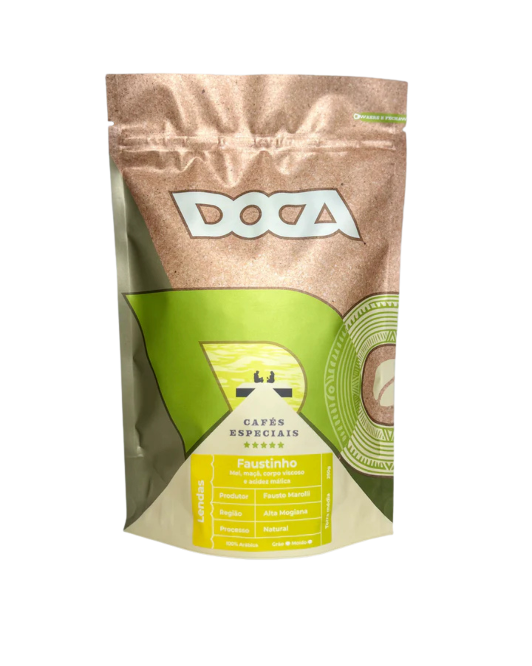 CAFÉ DOCA FAUSTINHO NATURAL 250g - 88 PONTOS
