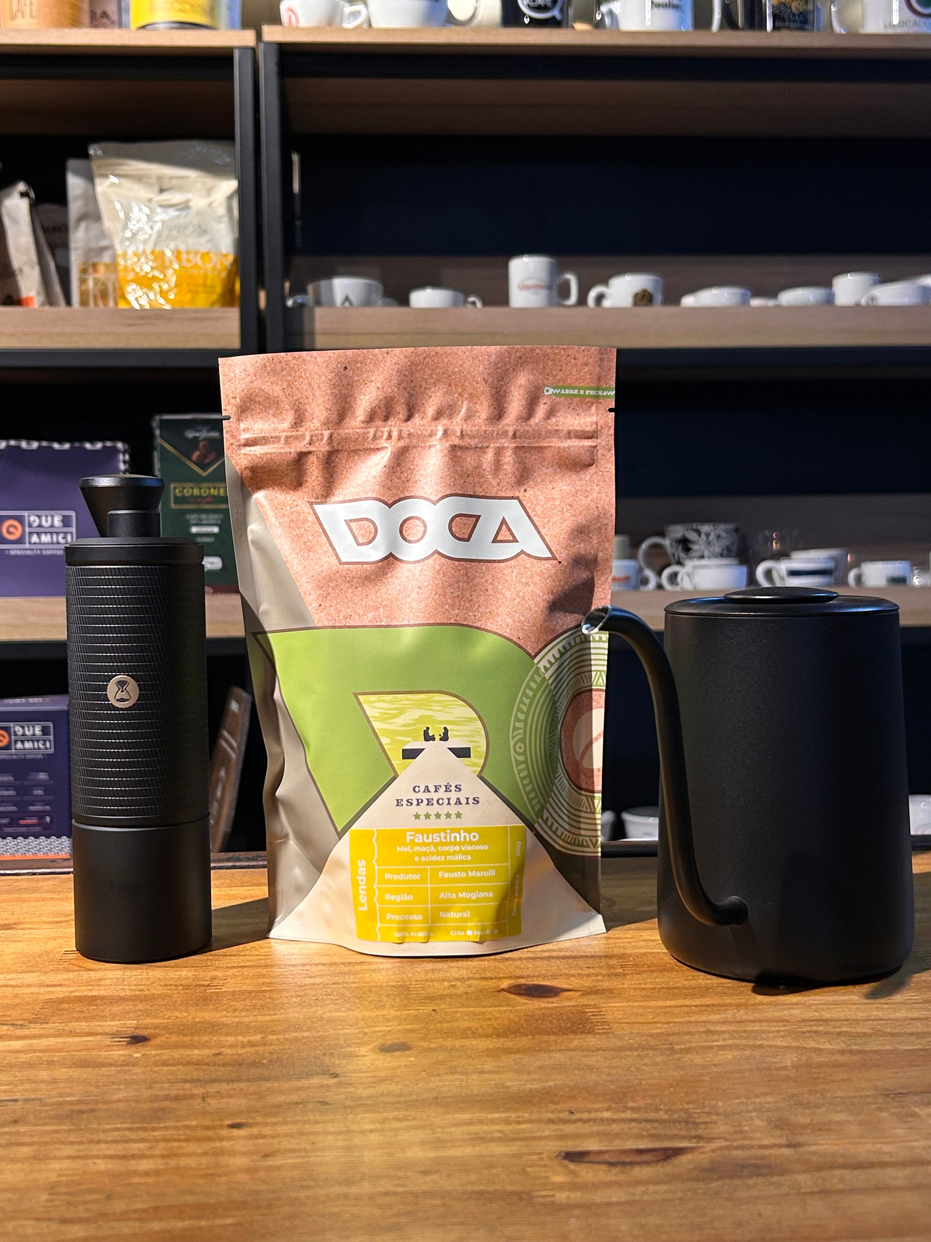 CAFÉ DOCA FAUSTINHO NATURAL 250g - 88 PONTOS