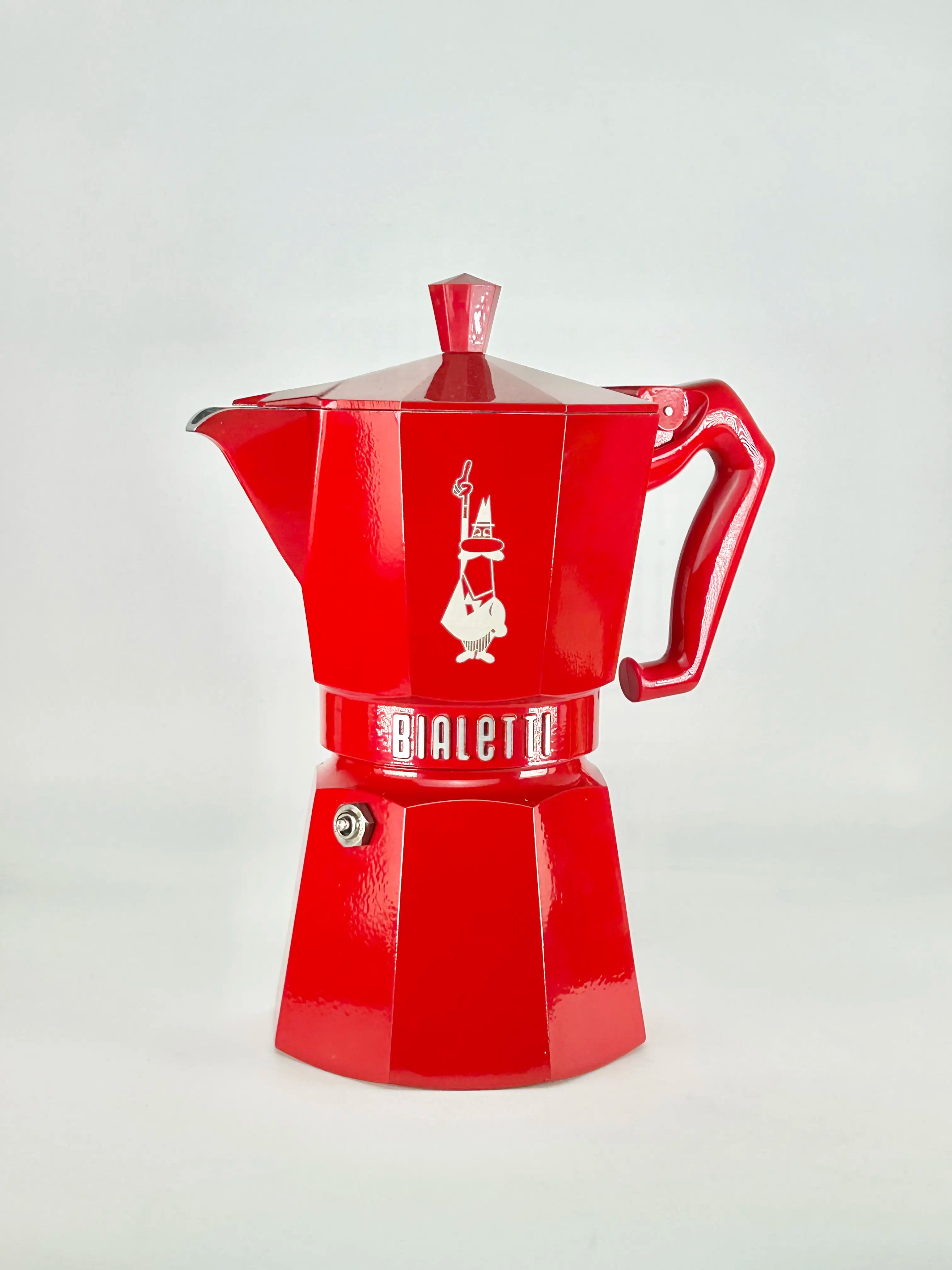 CAFETEIRA MOKA ITALIANA BALETTI VERMELHA