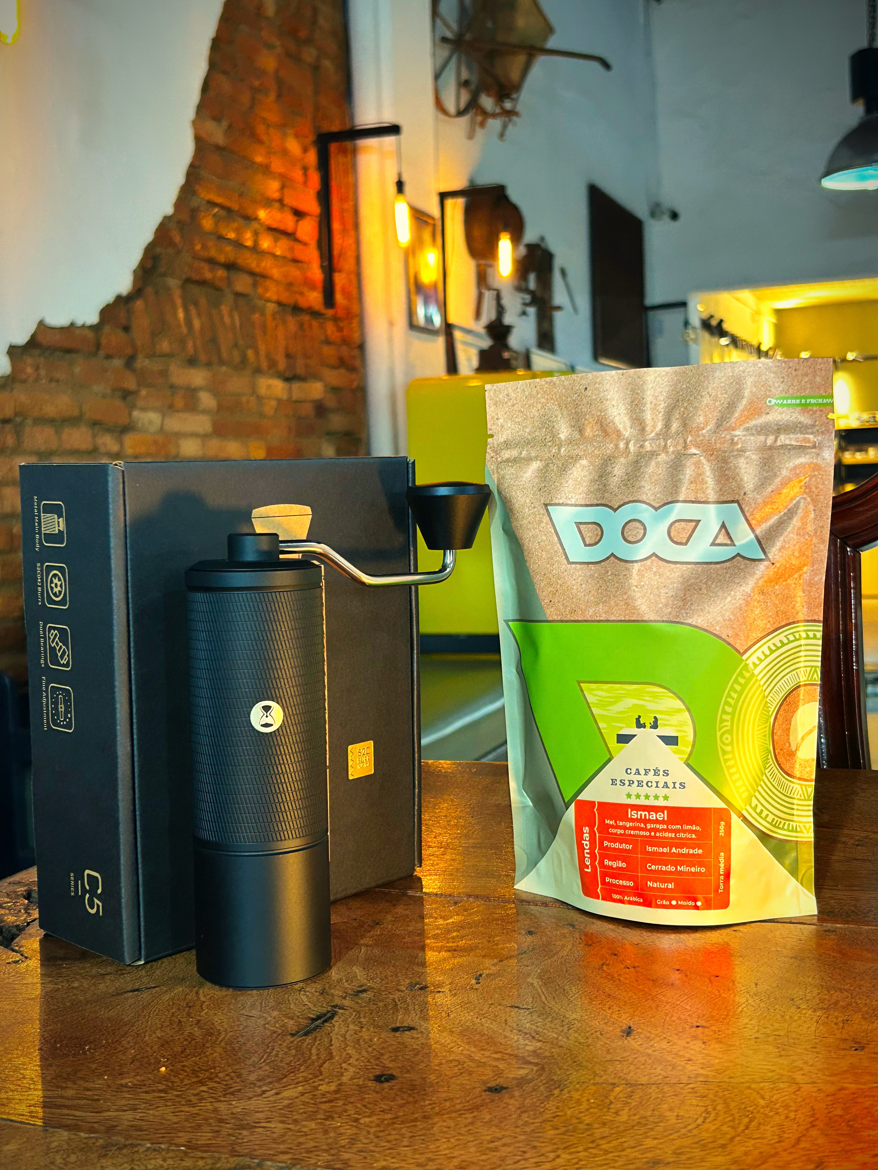 MOEDOR TIMEMORE CHESTNUT C5 + CAFÉ DOCA ISMAEL 250g - 90 PONTOS